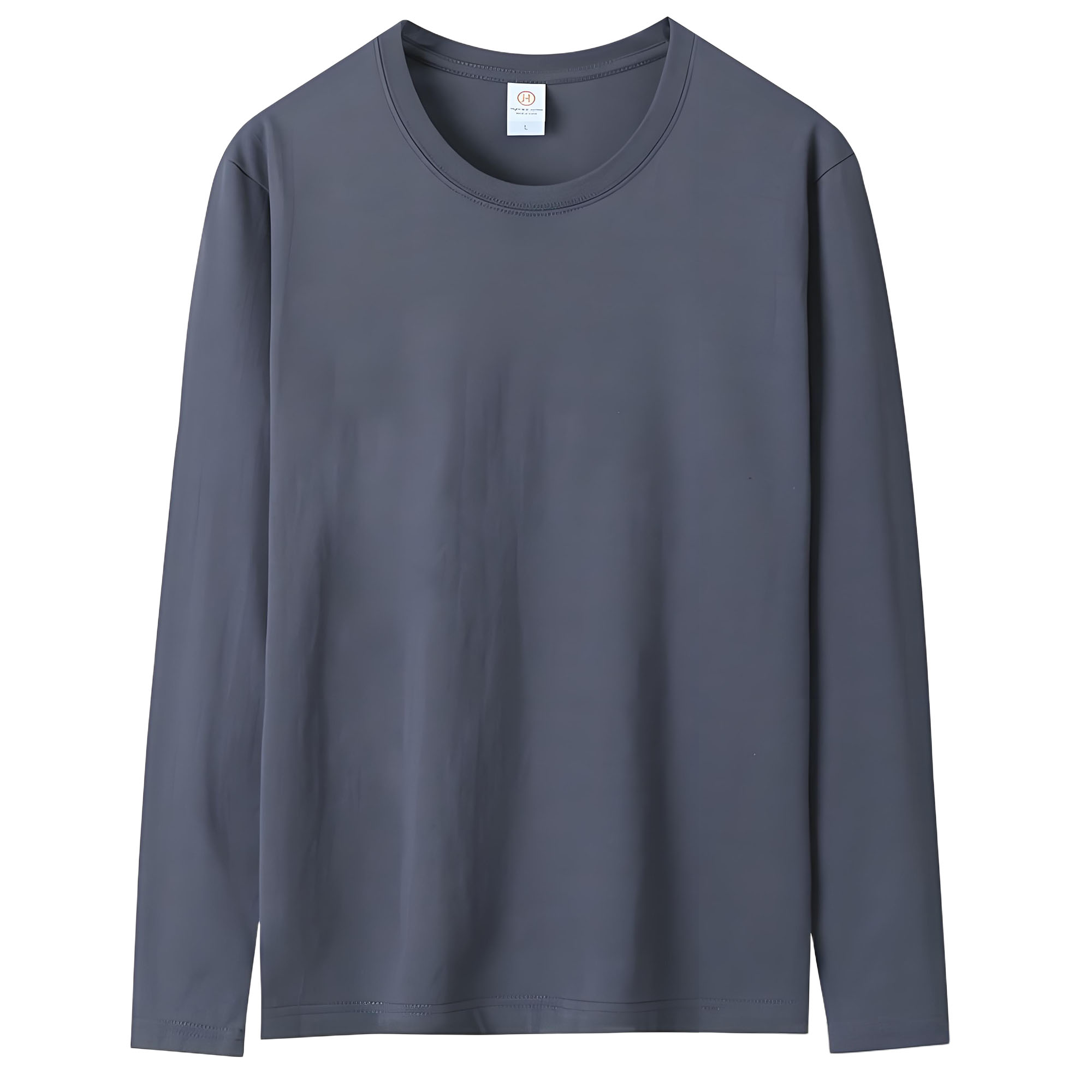 Men's Cotton Long Sleeve T-Shirt, Oversized Relaxed Fit. 3