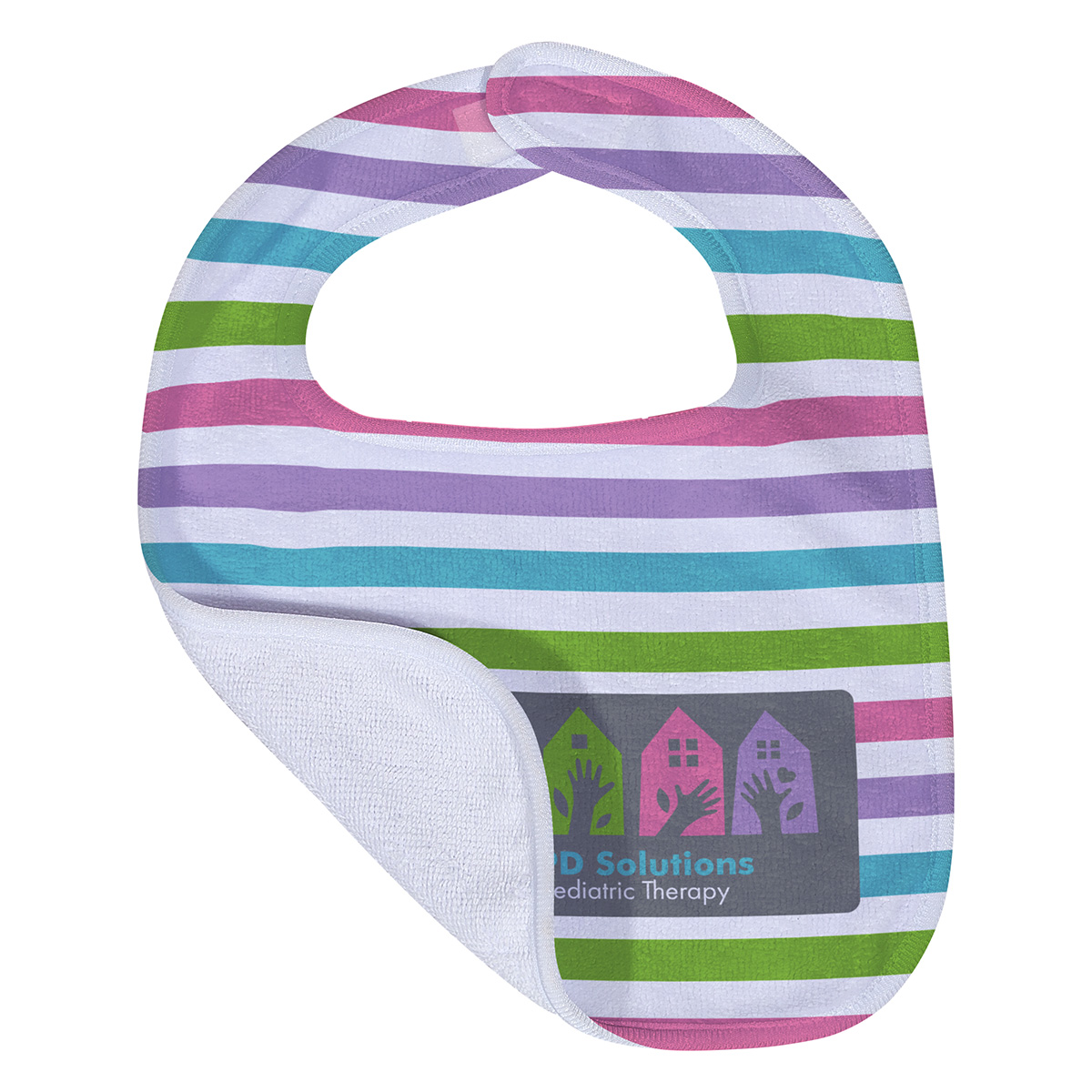 Silk Touch  Baby Bib 10" x 13" 360GSM Poly/Cotton - Full Color 5