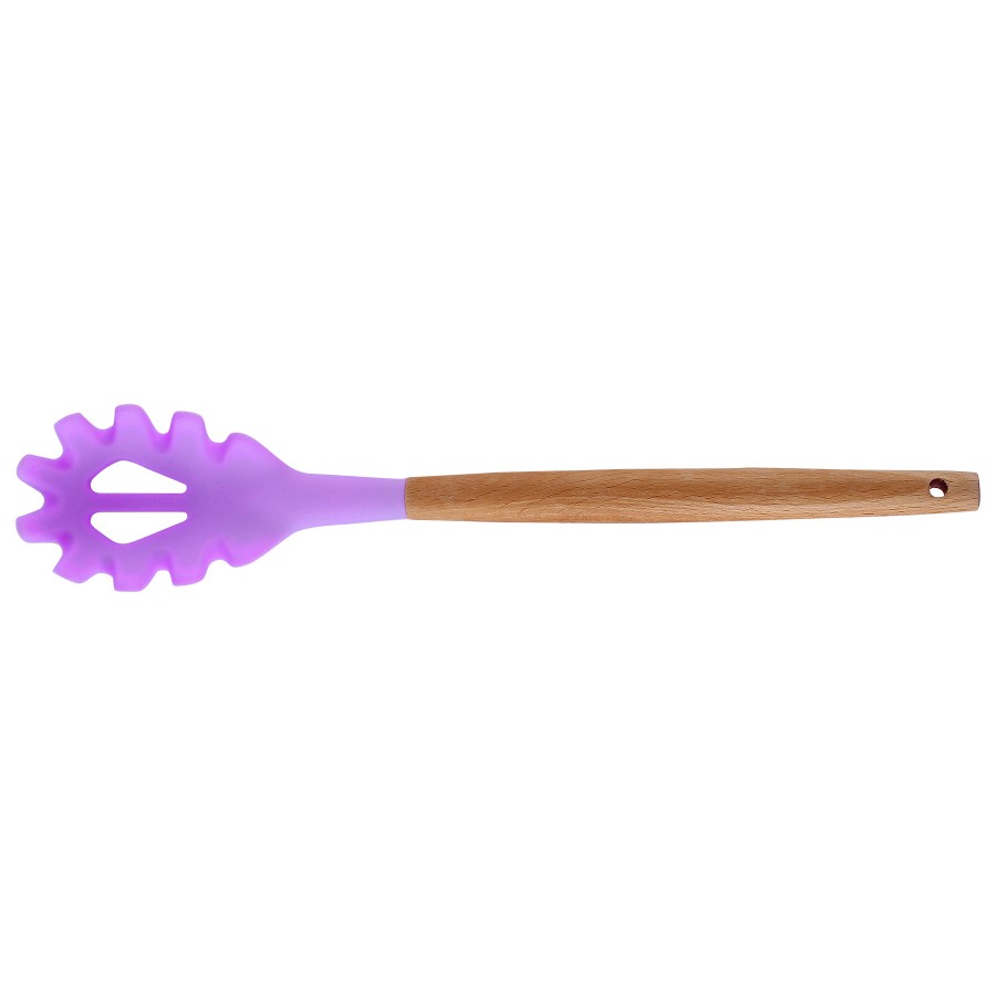 Silicone Cooking or Serving Utensil with Wooden Handle – Sold Individually or as a Set 17