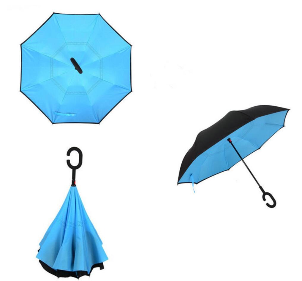 Windproof Double Layer Type C Umbrella 6