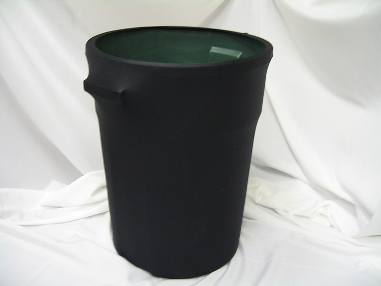 Blank Contour Stretch Trash Can Cover