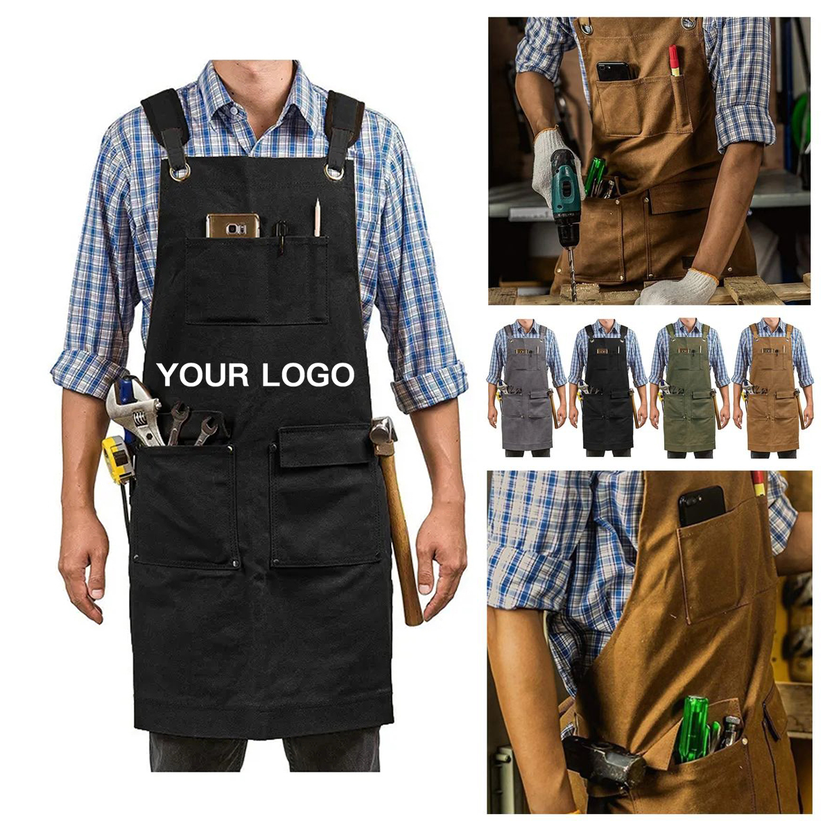 Durable Canvas Bag for Wine Bottle Gifts 4
