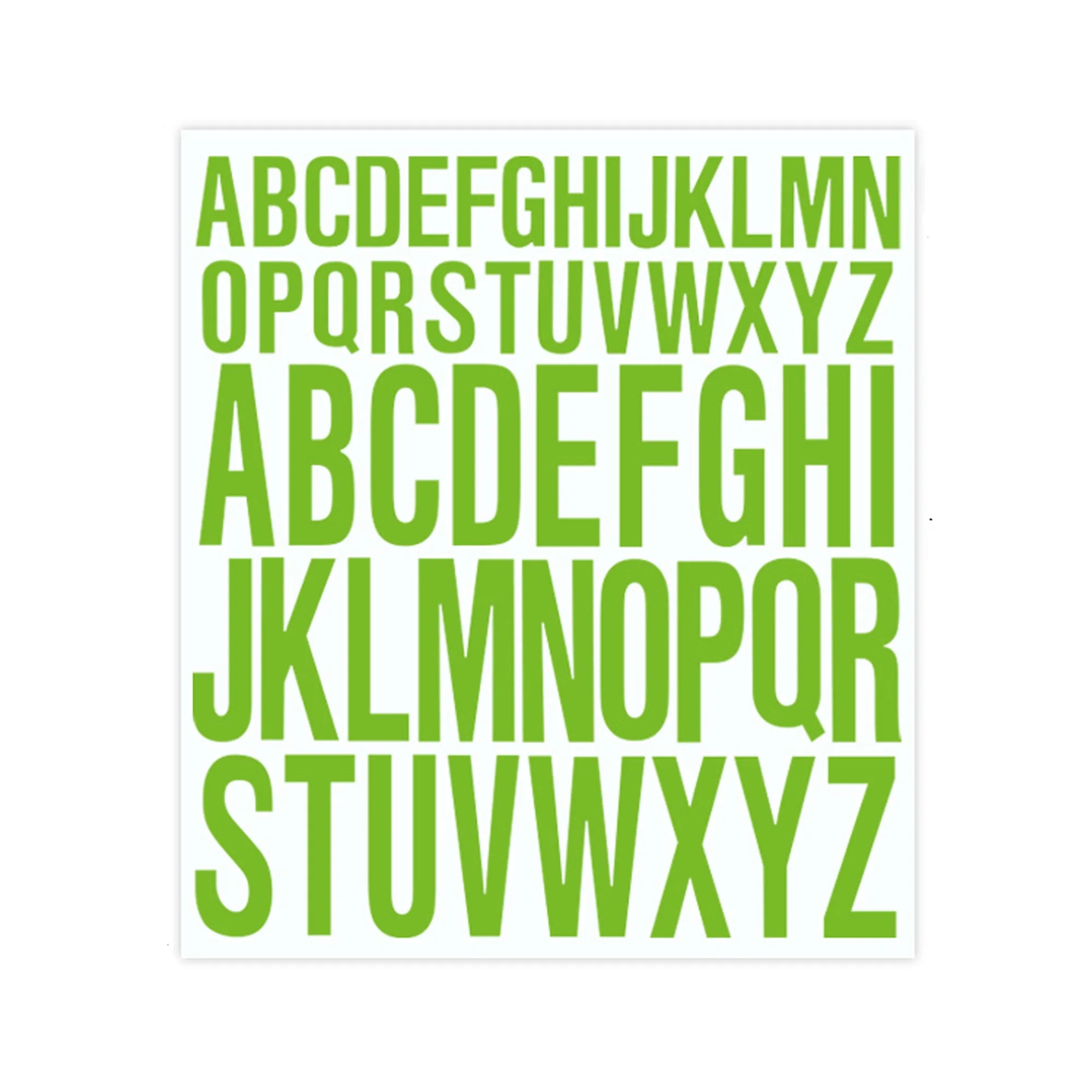 Waterproof And Oil Proof Letter Stickers 1