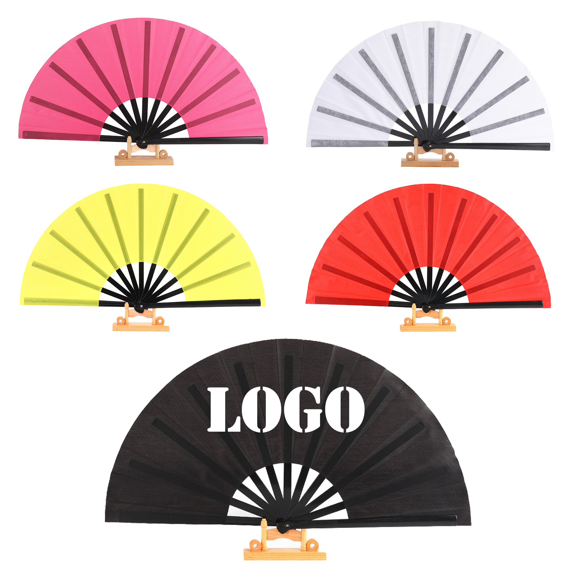 MOQ 50pcs Folding Hand Fan 2