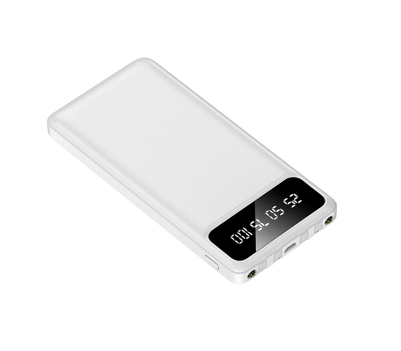 Built-in Cable Power Bank- 10000 mAh 6