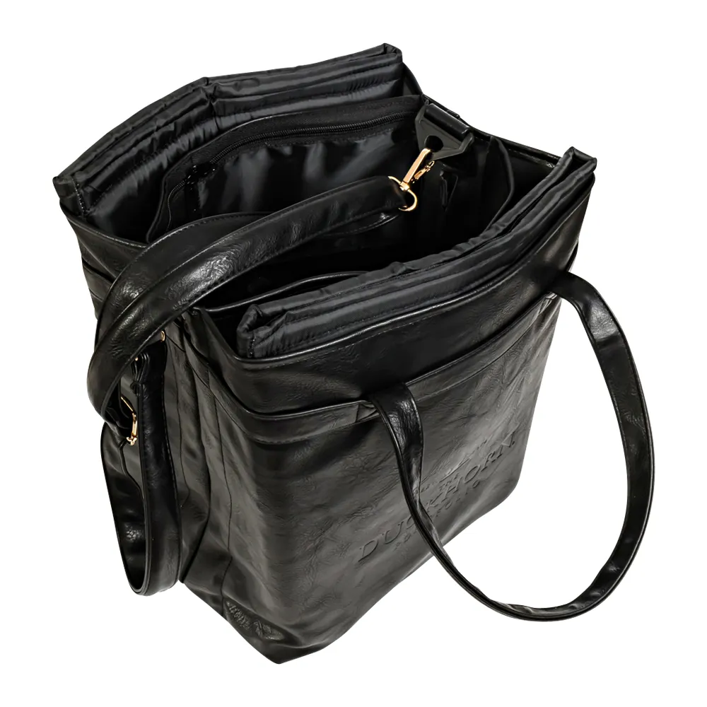 Leather Four Bottle Salesperson Tote Bag 6