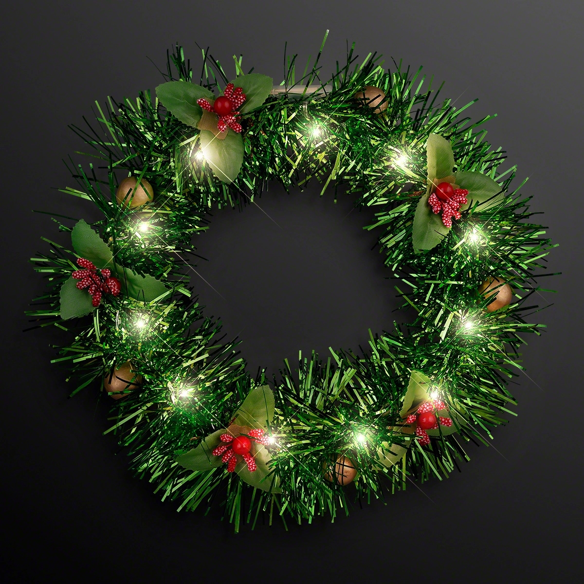 Christmas Crown Light Up Hair Wreath 2