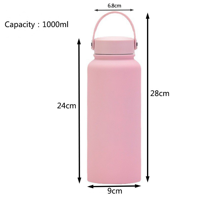 34oz Stainleass Steel Bottles, custom water bottle with logo imprint 3