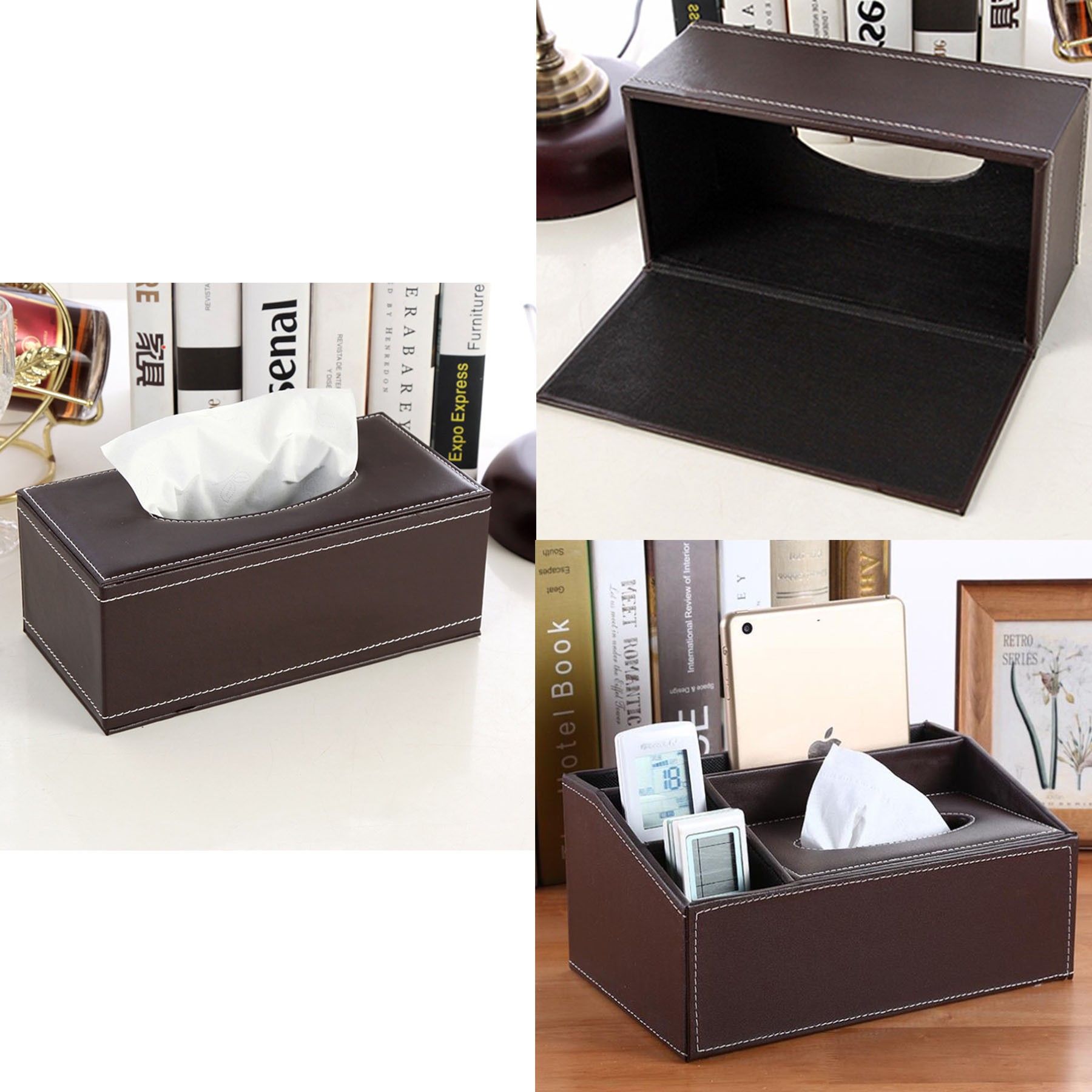 Pu Leather Tissue Box 2