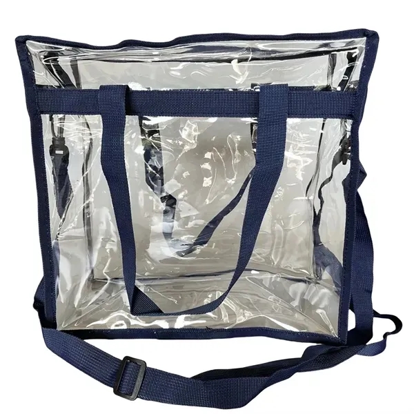 Clear Tote Bag with Transparent Shoulder Straps Purse 5
