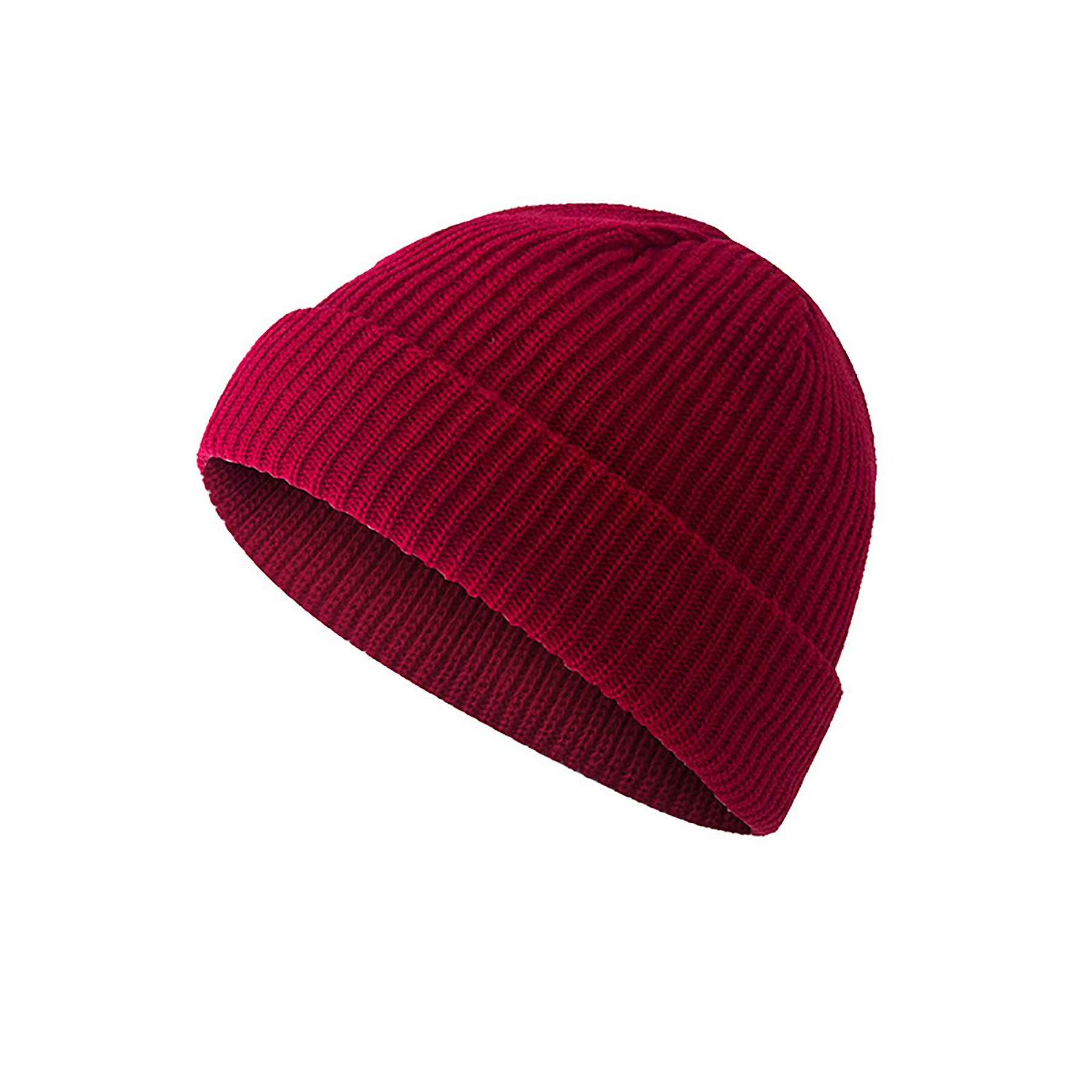Unisex Roll Up Edge Fisherman Beanie 18