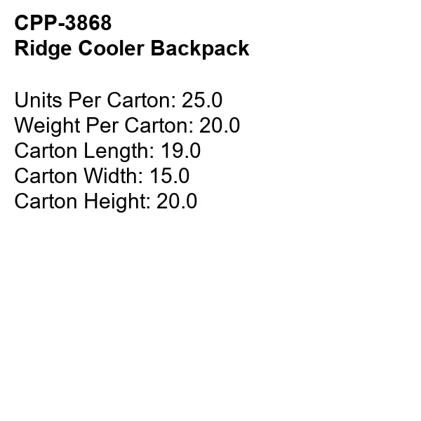 RIDGE COOLER BACKPACK 13