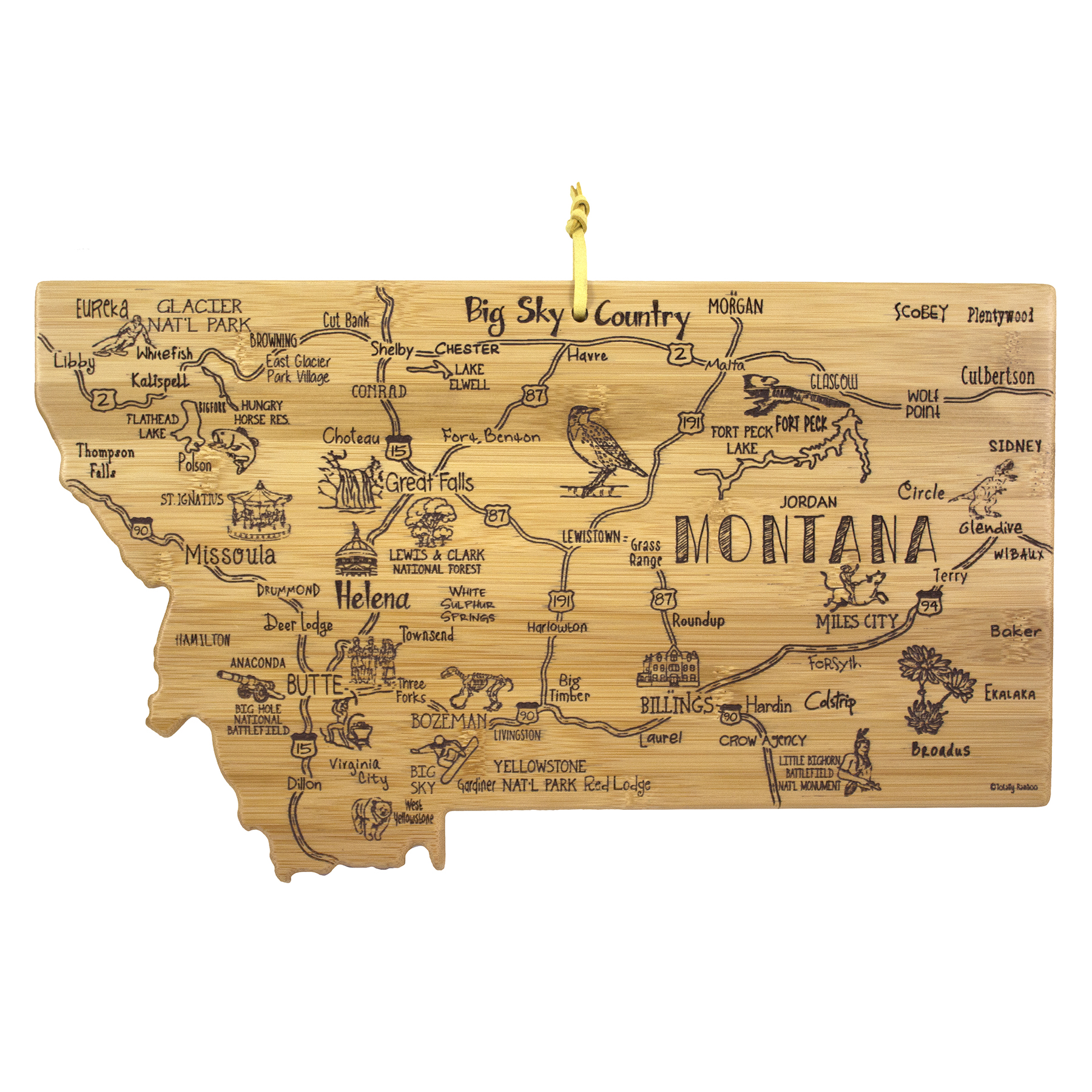 Destination Montana Cutting & Serving Board 6