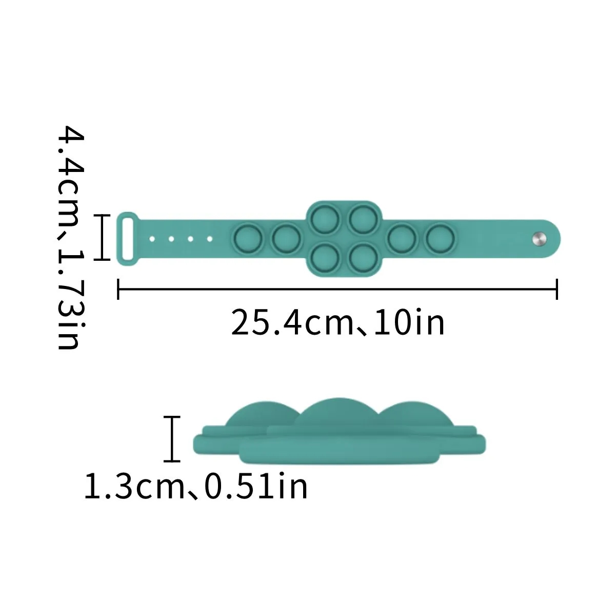 Wearable Pop Bubble Fidget Wristband Toy 2