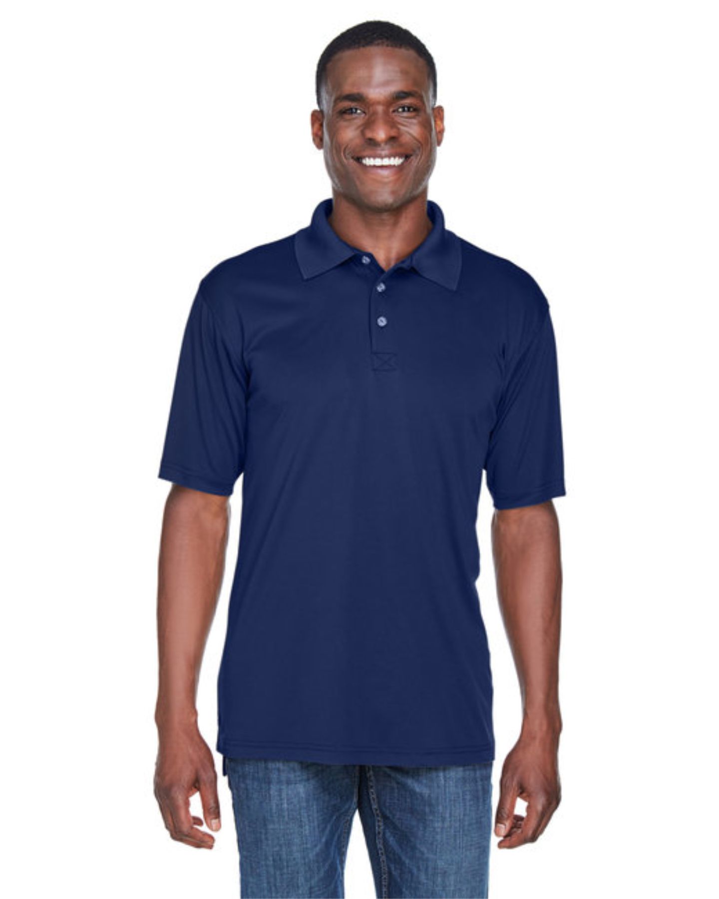 Embroidered UltraClub Men's Cool & Dry Sport Performance Polo Shirt