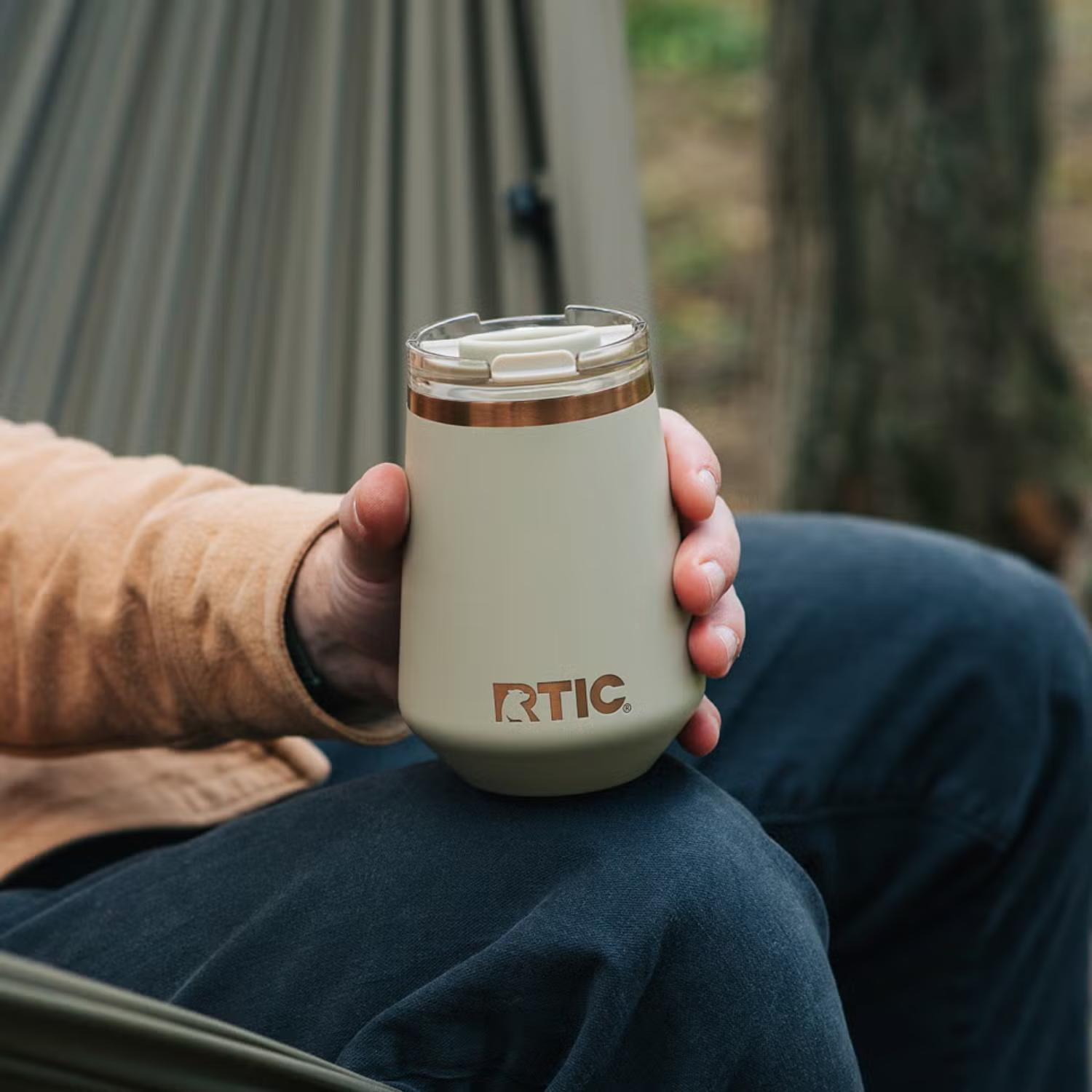 12 oz RTIC® Stainless Steel Ceramic Lined Happy Hour Lowball Tumbler 7