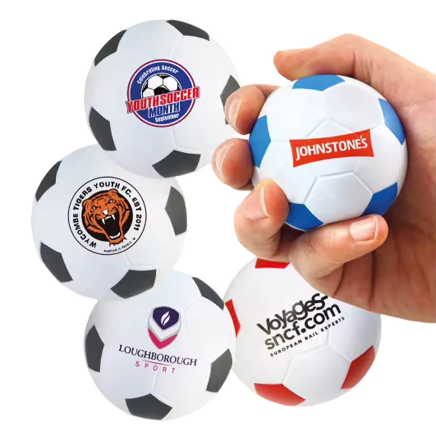 Soccer Ball Shaped PU Stress Reliever 3