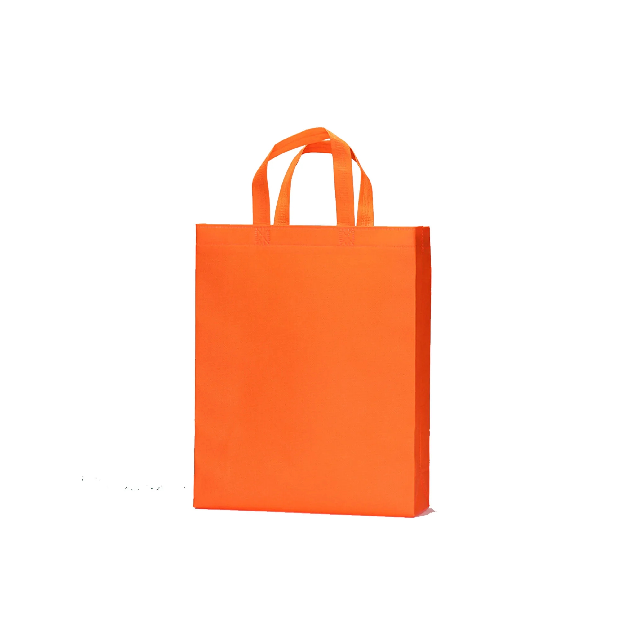 Reusable Non-Woven Grocery Tote Bag 11.8"x15"x3.9" 5