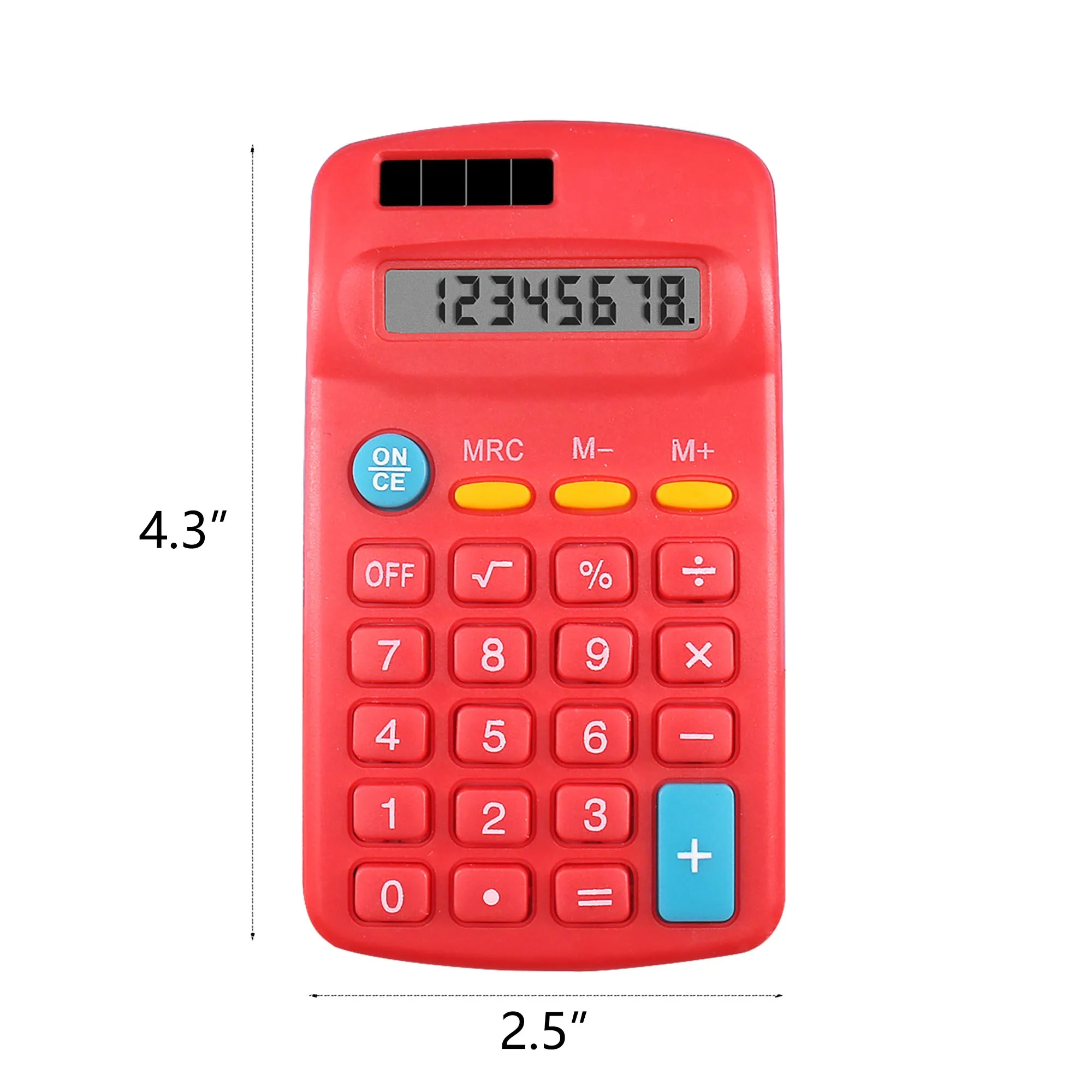 Moq 50 Pcs Pocket Small Calculator 5