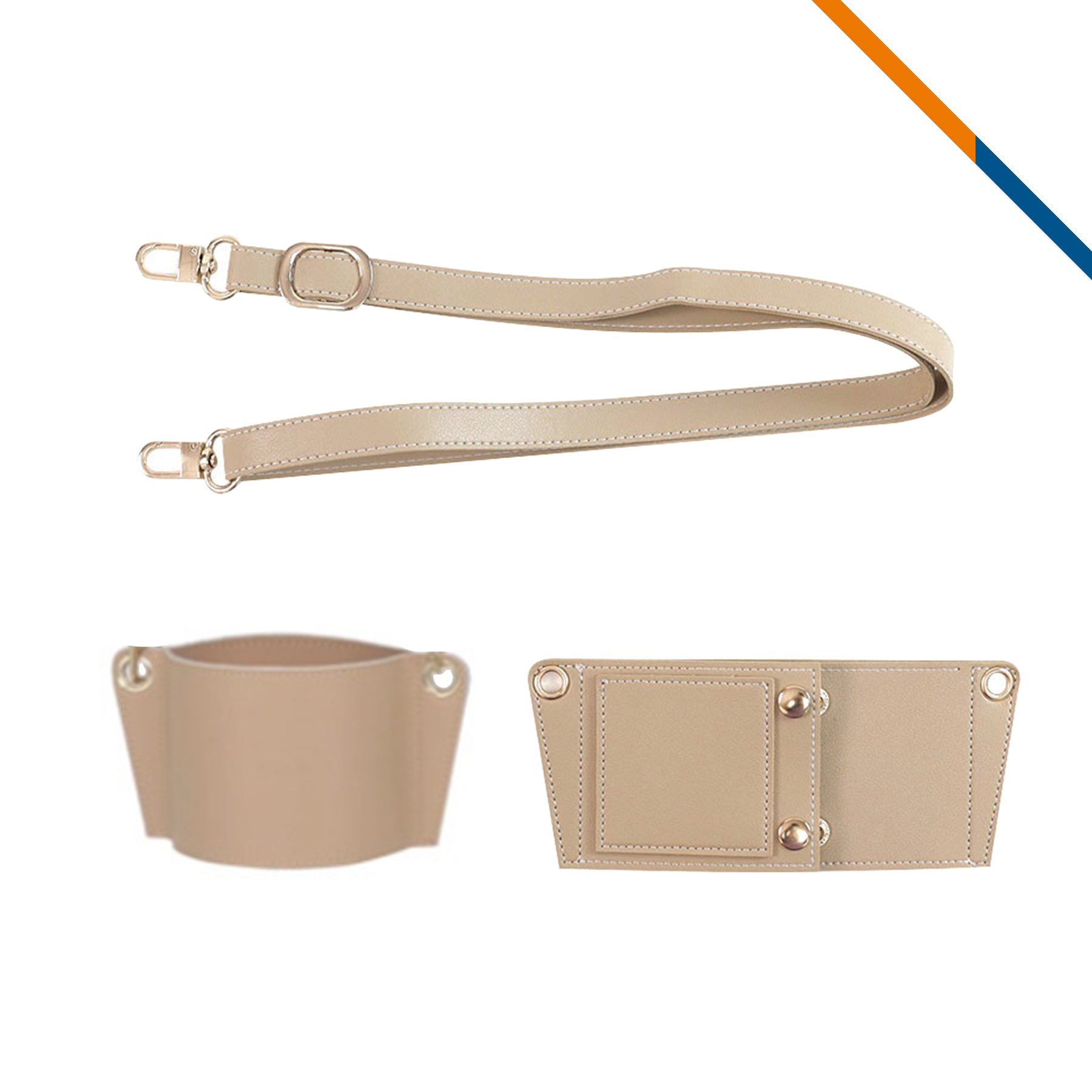 ZipChic PU Leather Water Bottle Holder 3