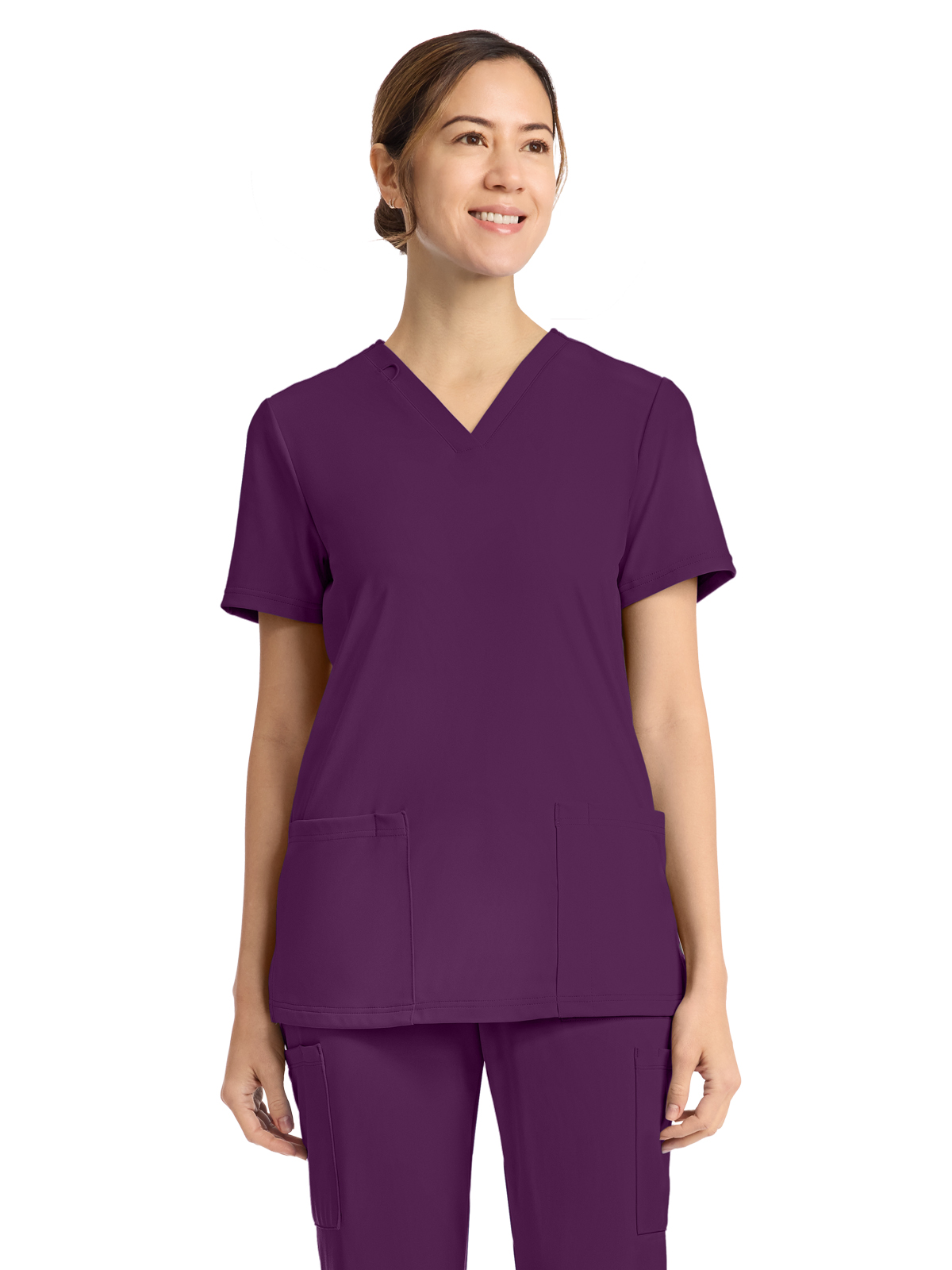 Cherokee - Cherokee Achieve - Women's 2-Pocket V-Neck Top