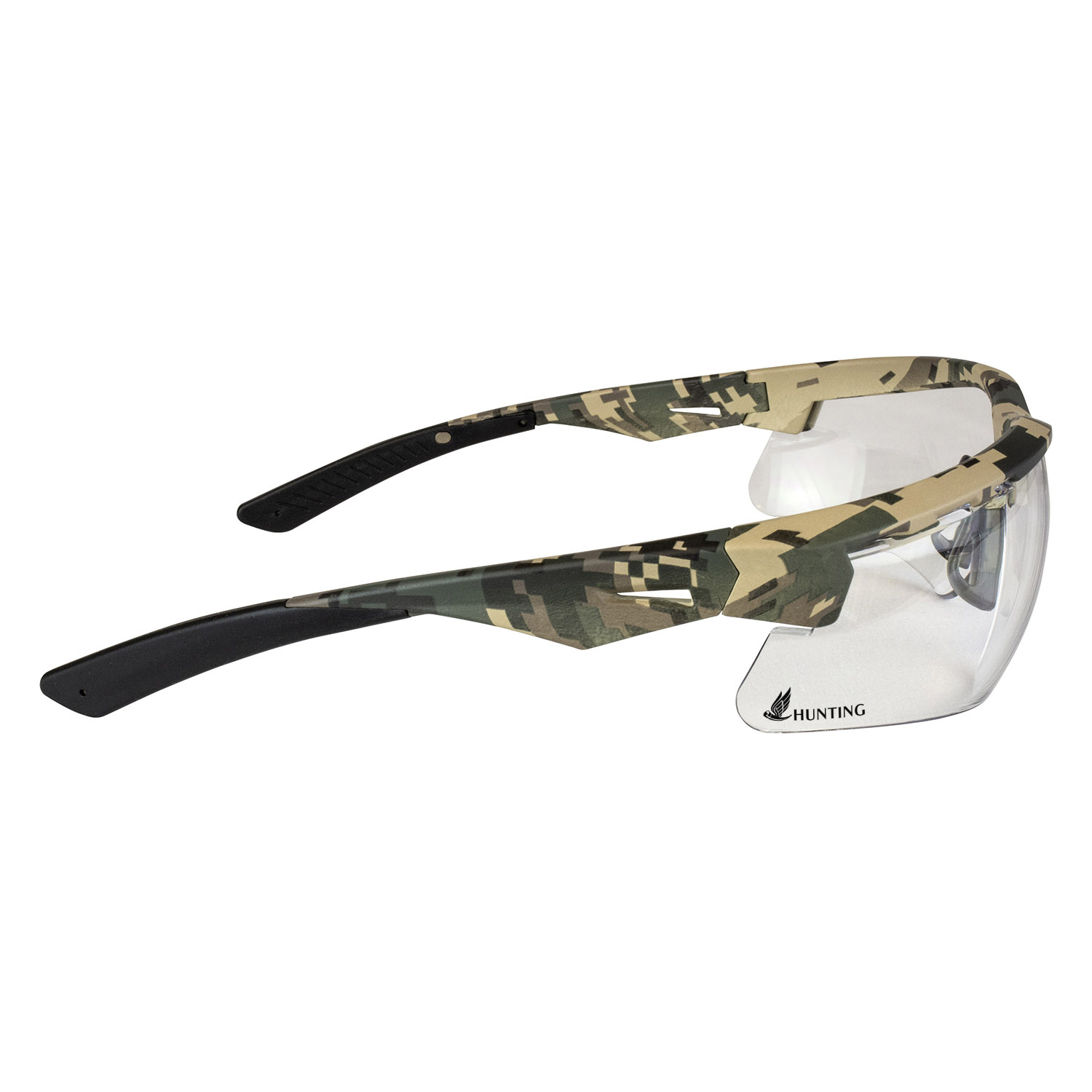 Thraxus Safety Eyewear - Digital Camo Frame Clear Anti-Fog Lens 5