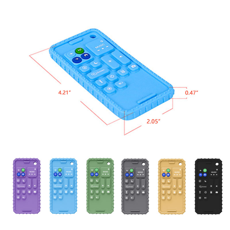 Eco Friendly BPA Free Silicone Baby Teether 3