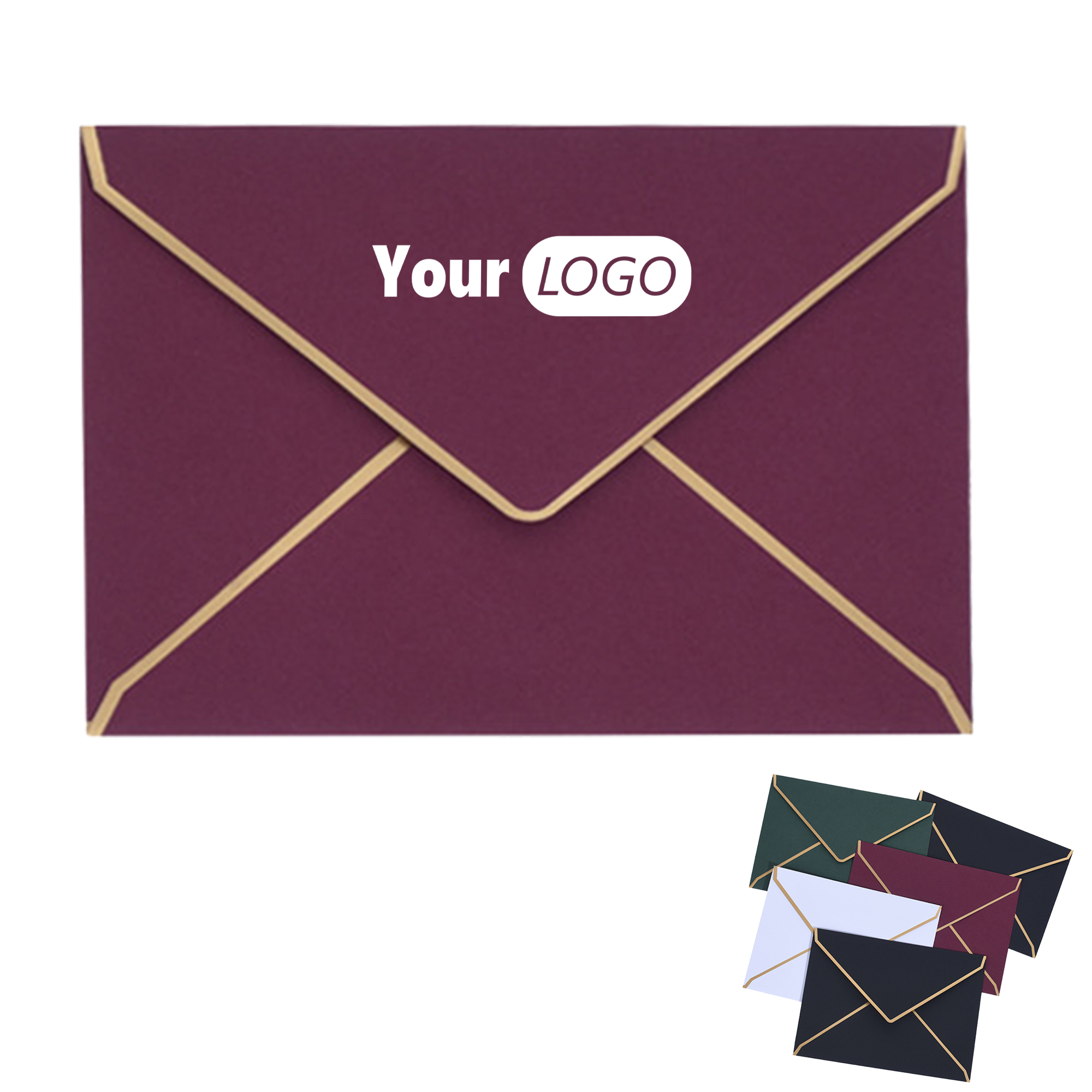 Gold Trim Decorative Paper Envelope 8