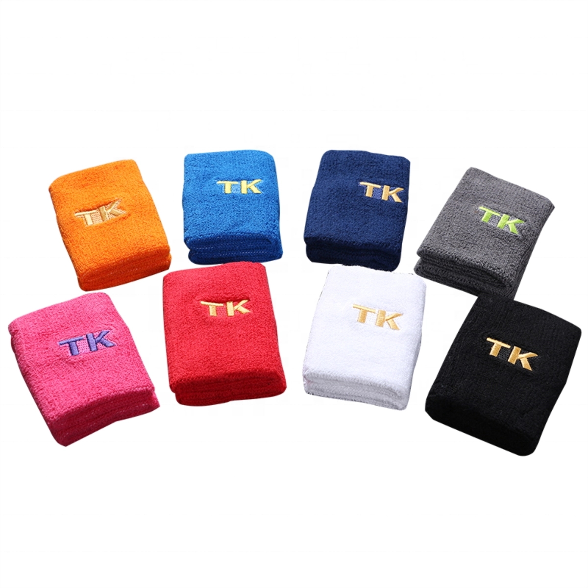 Sports Thick Solid Color Cotton Wristband/Bracer 4