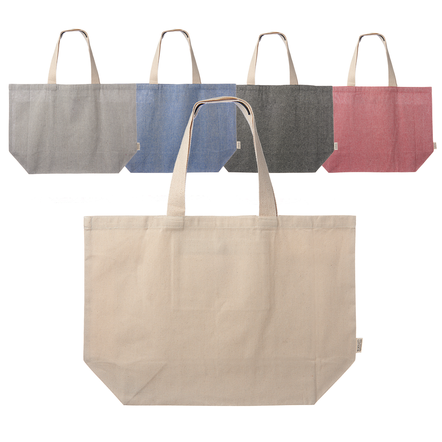 Large Eco-Friendly Tote Bag, custom tote bag with logo imprint 6