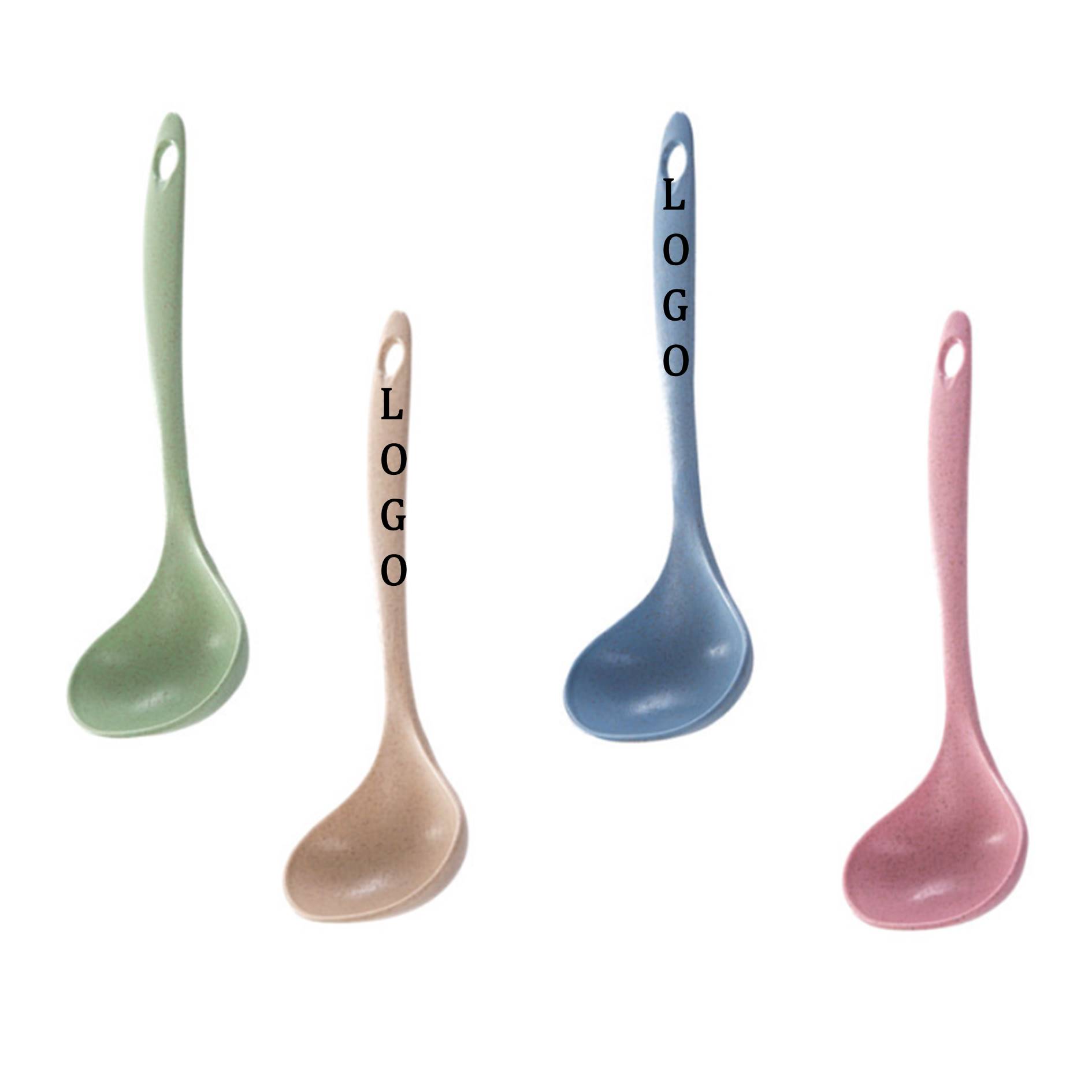 Wheat Straw Long Handle Spoon 1