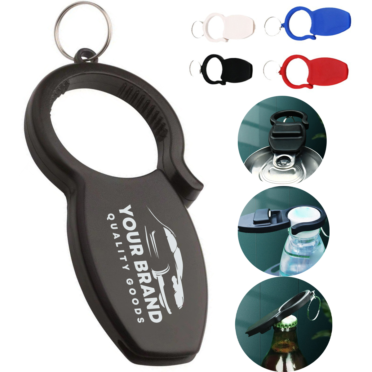 3-in-1 Bottle Opener for Caps Cans & Twist-Off Lids 1