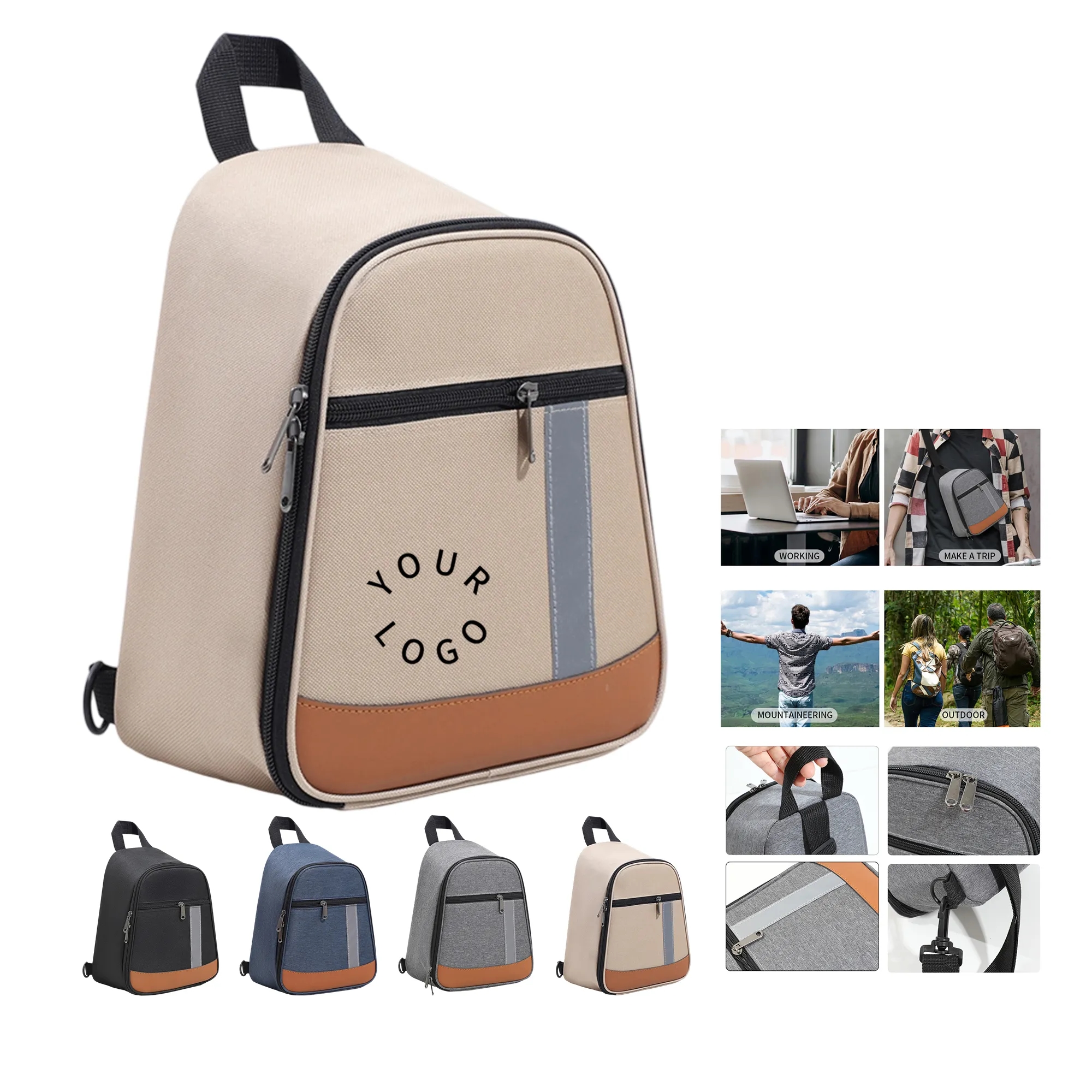 Adjustable Strap Insulated Bag for Food and Essentials 3