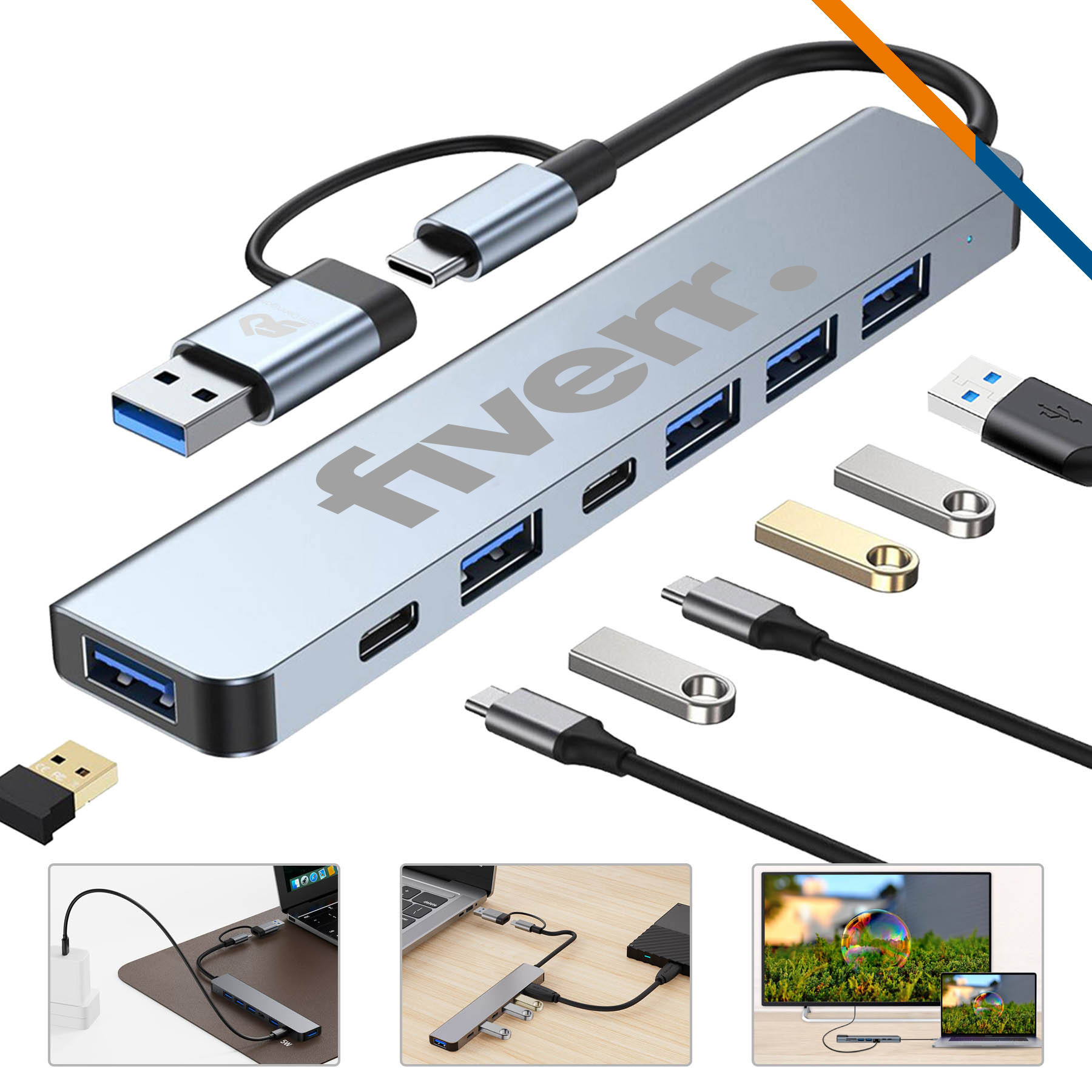 Verto 7in1 USB Hub 5