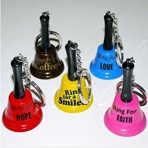 Hand Bell Ring Key Chain 10