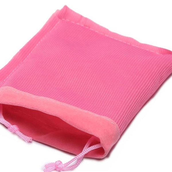 Flannelette Drawstring Gifts Bags 2