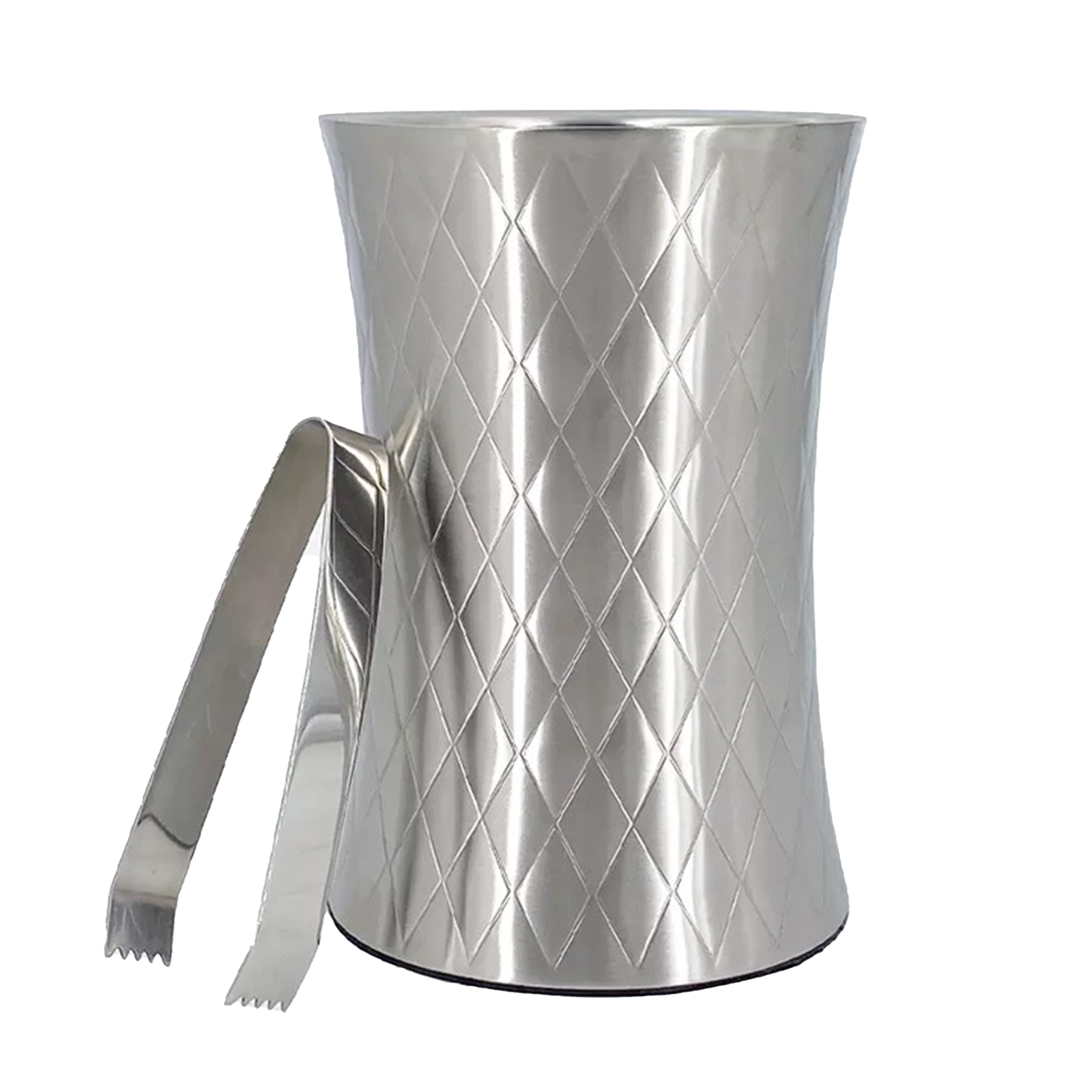 Stainless Steel Double-Layer Ice Bucket 9