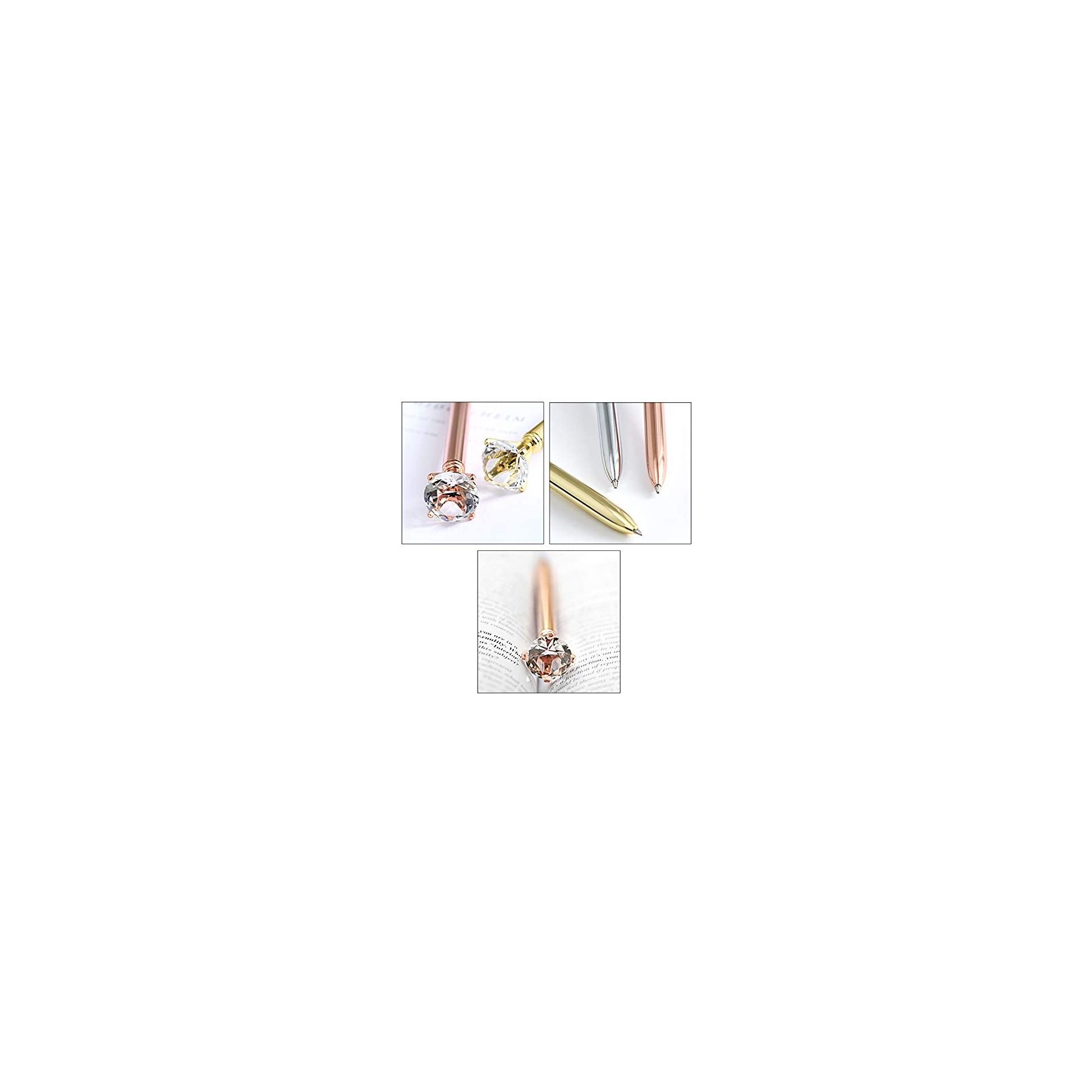 Big Crystal Diamond Ballpoint Pen Bling Metal Ballpoint Pen 4