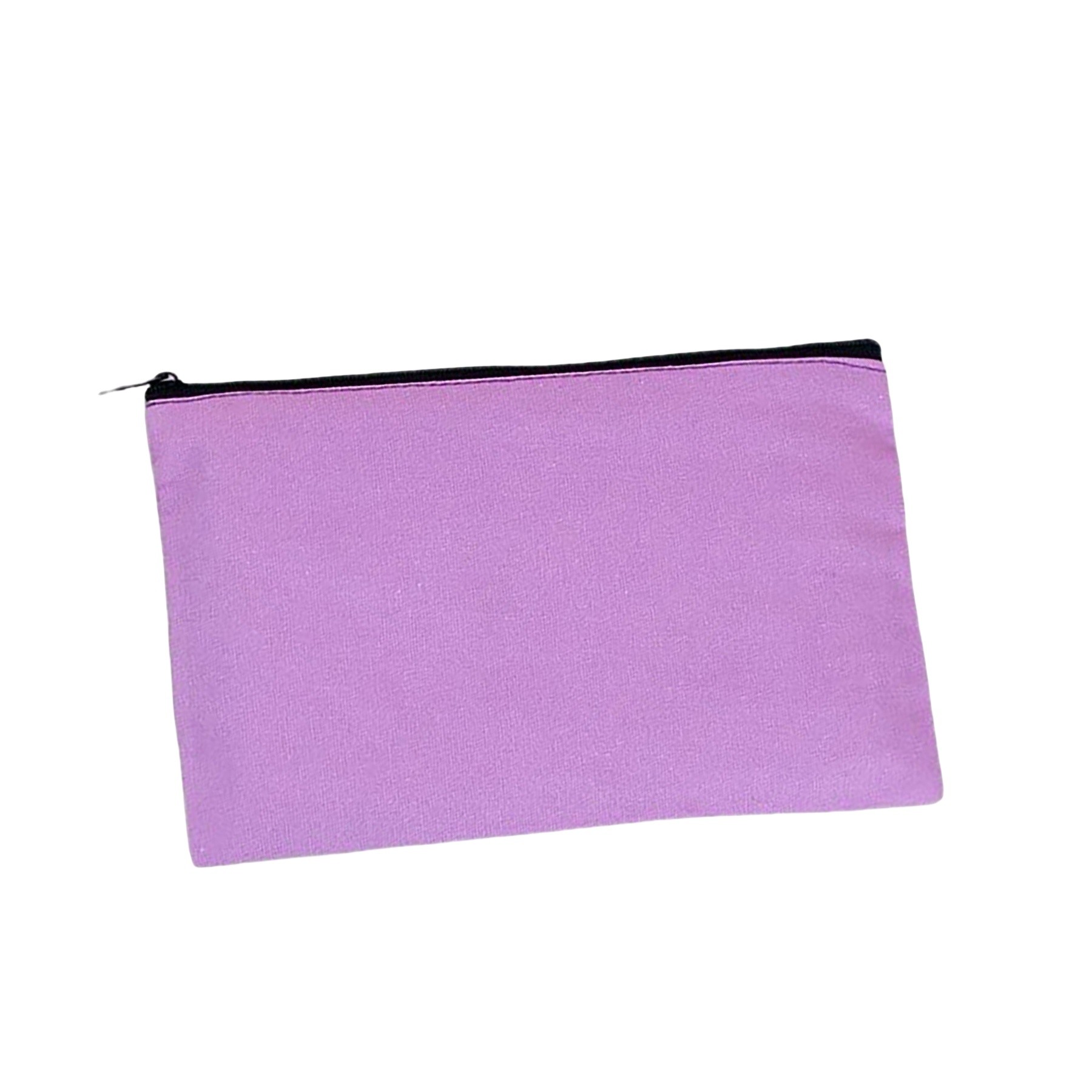 Multipurpose Canvas Color Zippered Pencil Case 10