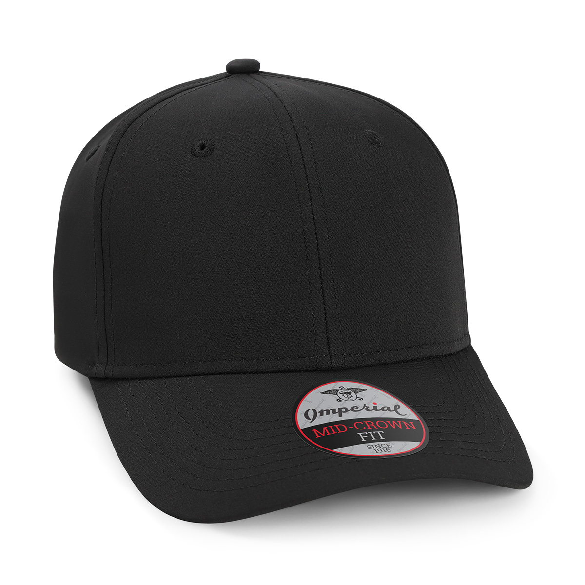 Imperial 7054N The Independent Structured Performance Cap w/ Leatherette Patches or Embroidery 26