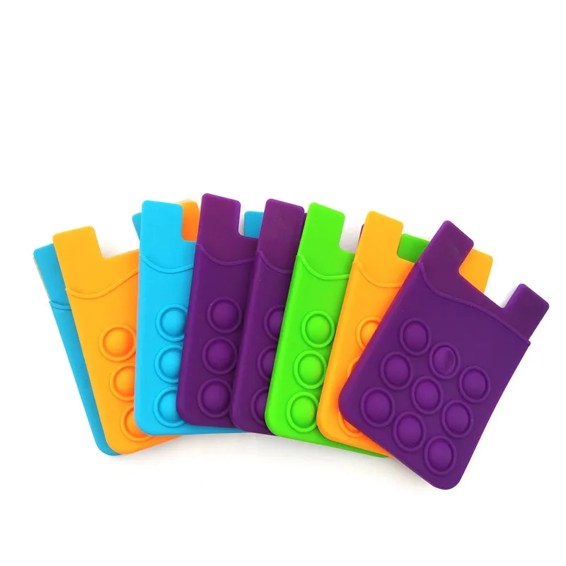 Silicone Mobile Phone Card Holder 4