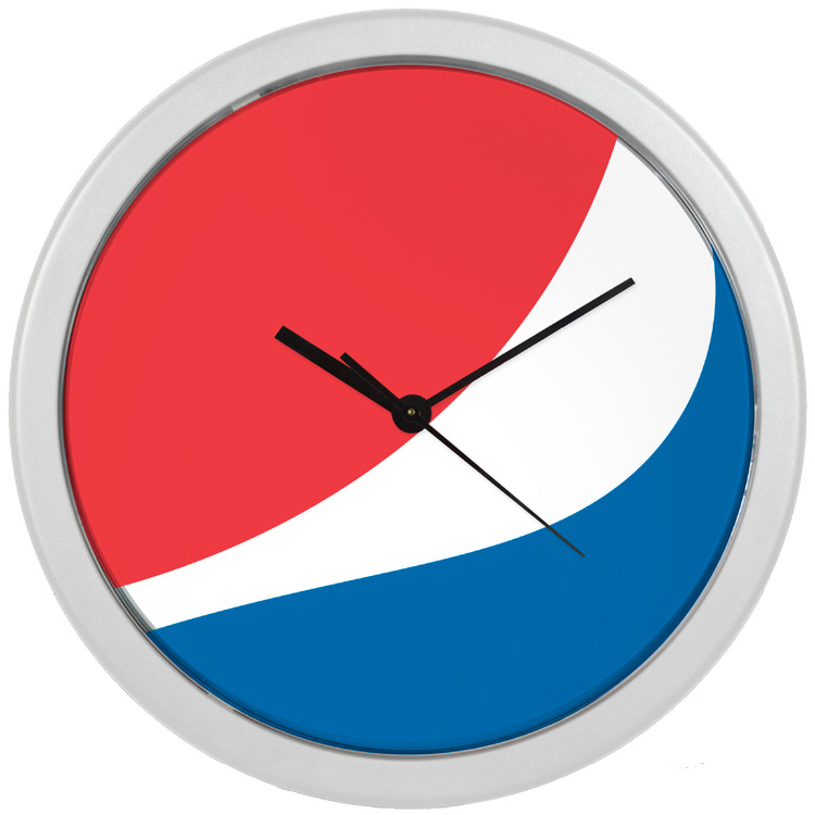 10" Diameter Economy Wall Clock with Full Colour Imprint 3