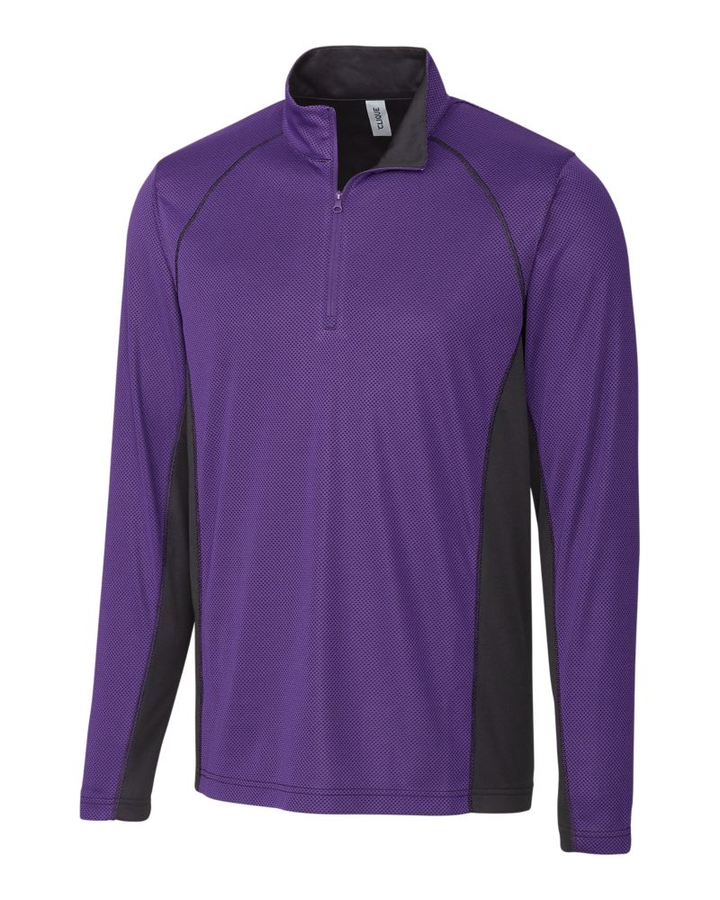 Clique Ice Pique Colorblock Tech Mens Half Zip 8