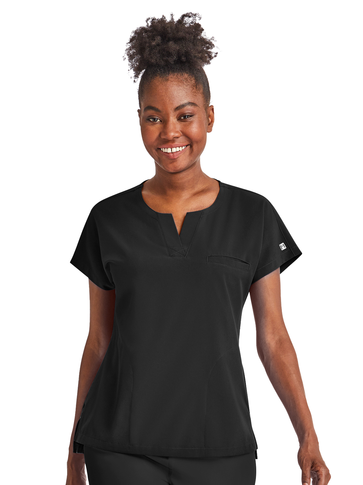 Maevn - Matrix Impulse - Women's Three-Pocket Notched Neck Dolman Top