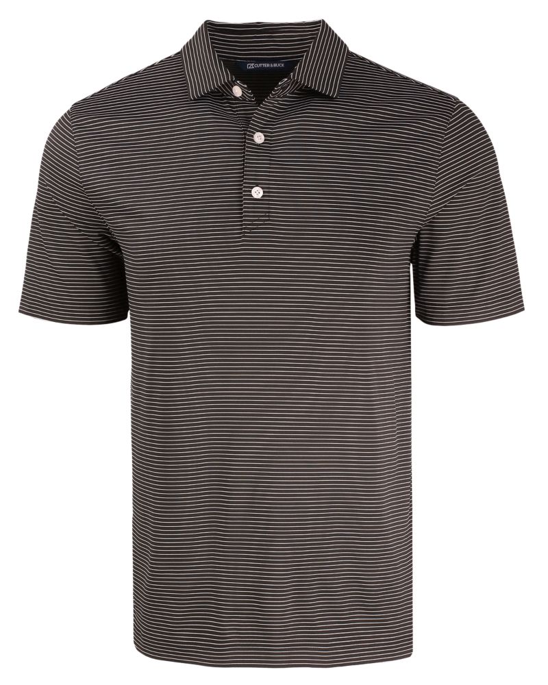 Cutter & Buck Forge Recycled Fine Line Stripe Four-Way Stretch Mens Polo 15