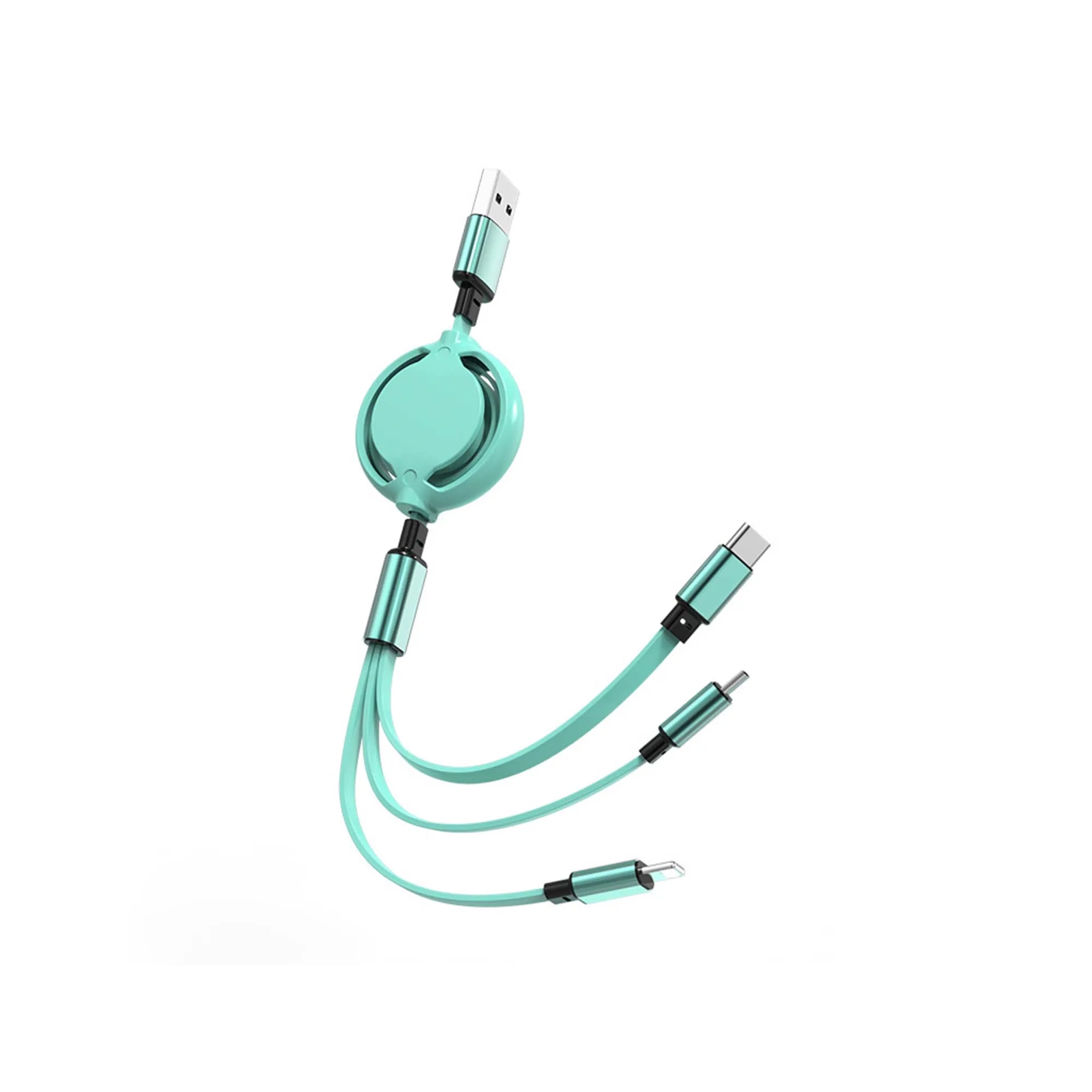 Retractable 3-In-1 Multi Charger Cable 16