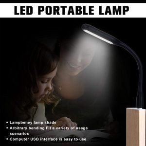 Flexible USB LED Lamp Portable Lightweight Soft Beam 6