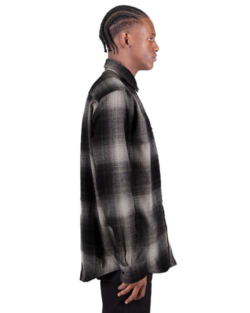 Unisex Plaid Flannel Overshirt - SHHFS 19