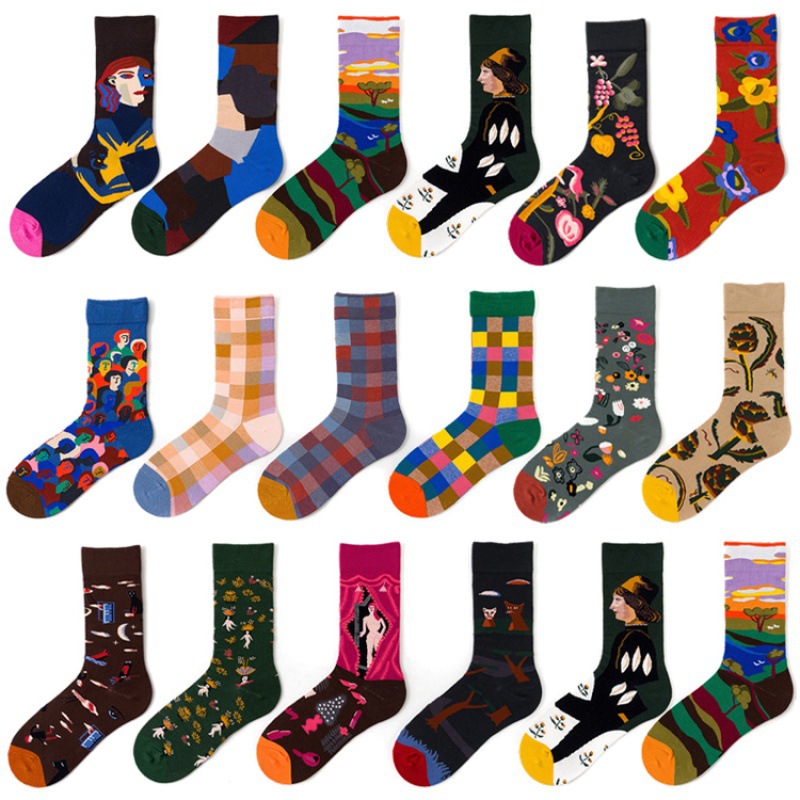 Custom Knit Jacquard Socks 1