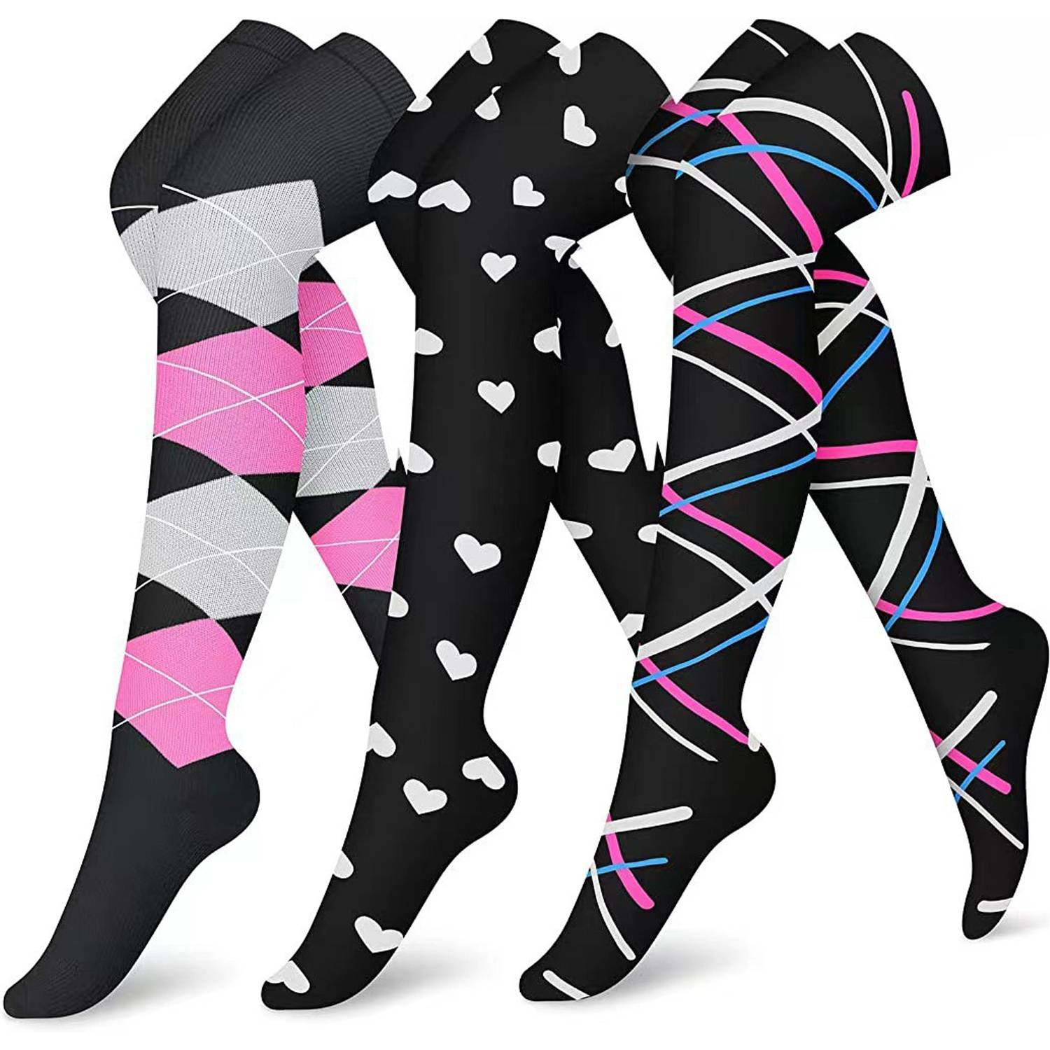 Custom Sports Running Knee High Socks 3